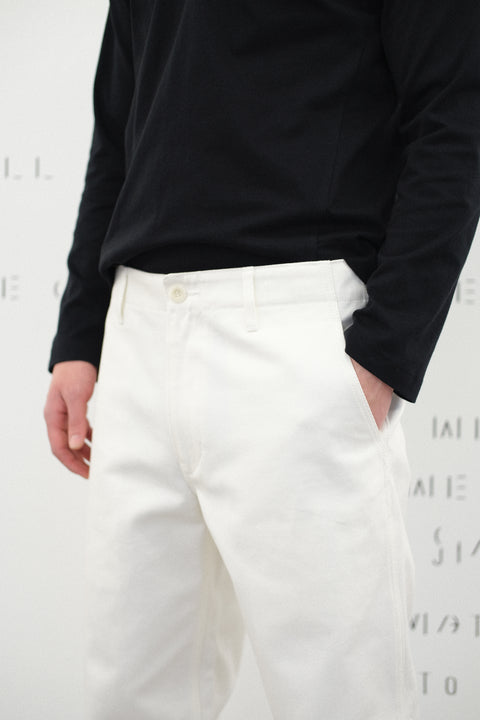 Junya Watanabe MAN Cotton Pants Off White