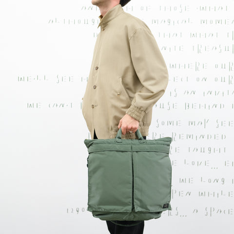 Porter-Yoshida & Co. Tanker 2Way Helmet Bag Sage Green