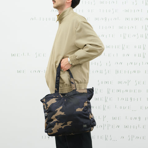 Porter-Yoshida & Co. Counter Shade 2Way Tote Bag Woodland Khaki