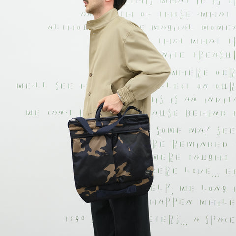 Porter-Yoshida & Co. Counter Shade Helmet Bag Woodland Khaki