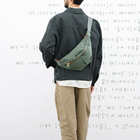 Porter-Yoshida & Co. Tanker Waist Bag Large Sage Green