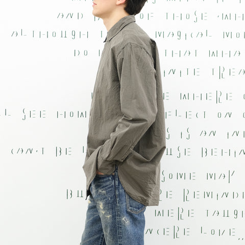 Casey/Casey Big Raccourcie Shirt Paper Cot Argil