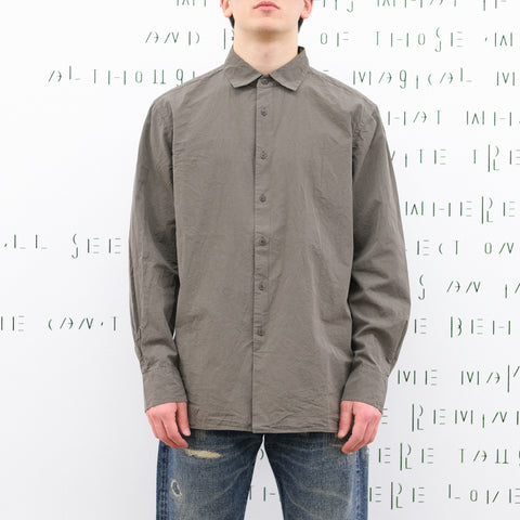 Casey/Casey Big Raccourcie Shirt Paper Cot Argil