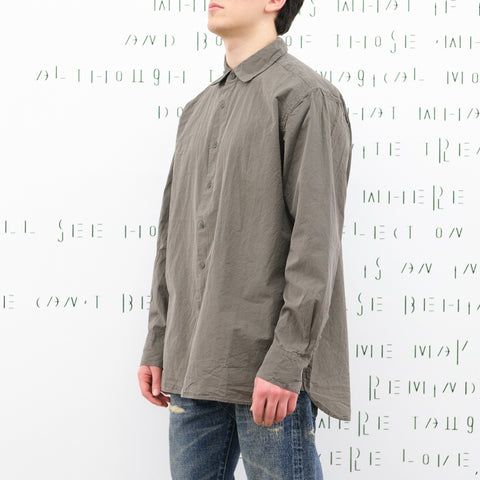 Casey/Casey Big Raccourcie Shirt Paper Cot Argil