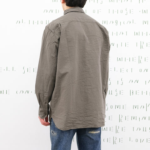 Casey/Casey Big Raccourcie Shirt Paper Cot Argil