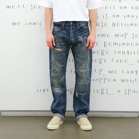 Junya Watanabe MAN x New Manual Selvedge Denim Distressed Jeans