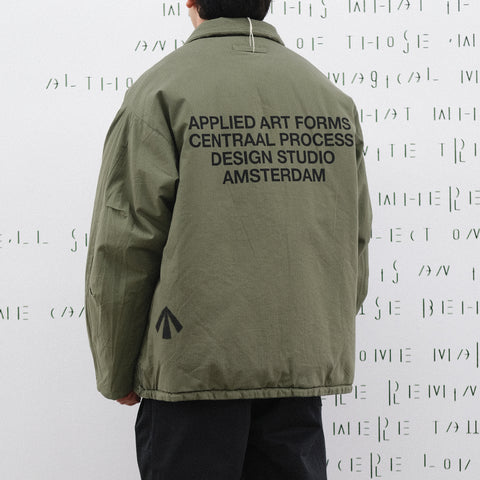 Applied Art Forms CM1-7 Reversible Liner Jacket Dust Green