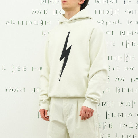 Applied Art Forms NM2-3 Raglan Hoodie Lightning Light Ecru