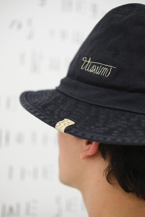 Visvim Buckley Cap DMGD Black