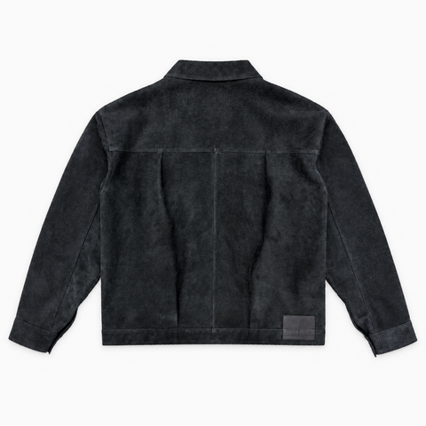 YÂR'İN Type 1 Cashmere Suede Jacket Black