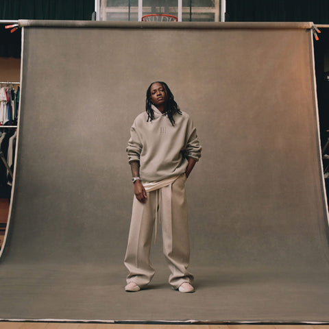 adidas Originals x Fear of God Athletics Solid Fleece Hoodie Putty Beige
