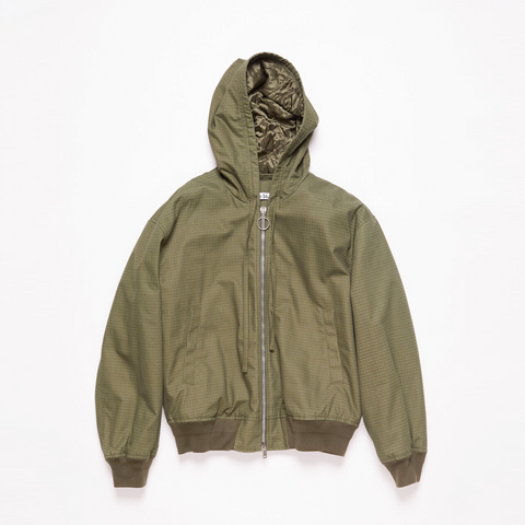 Acne Studios Ripstop Padded Jacket Olive Green
