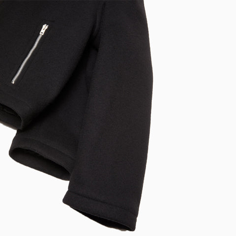 Acne Studios Hooded Jacket Wool Blend Black