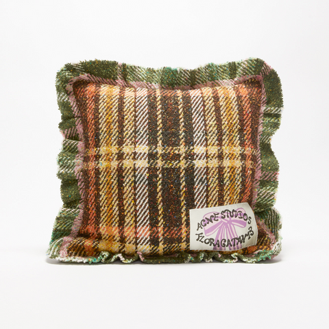 Acne Studios Plaid Pillow Brown / Green