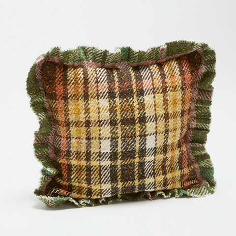 Acne Studios Plaid Pillow Brown / Green