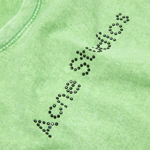 Acne Studios Detailed Relaxed Fit Logo T-Shirt Bright Green