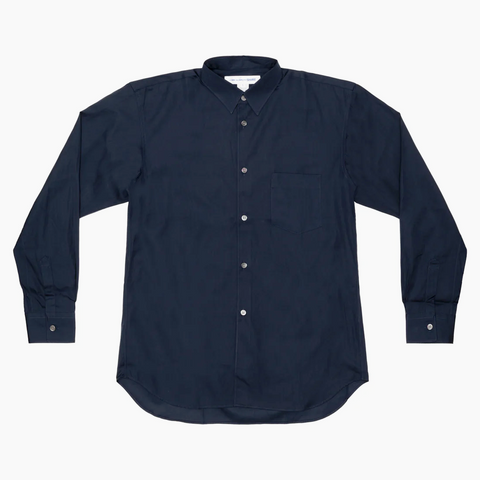 Comme des Garçons SHIRT FOREVER Poplin Shirt Navy