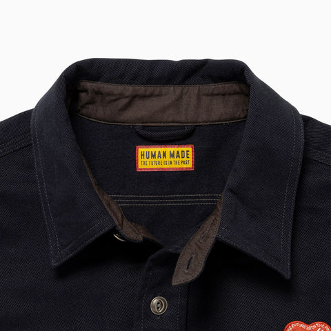 Human Made Work Shirt Navy
