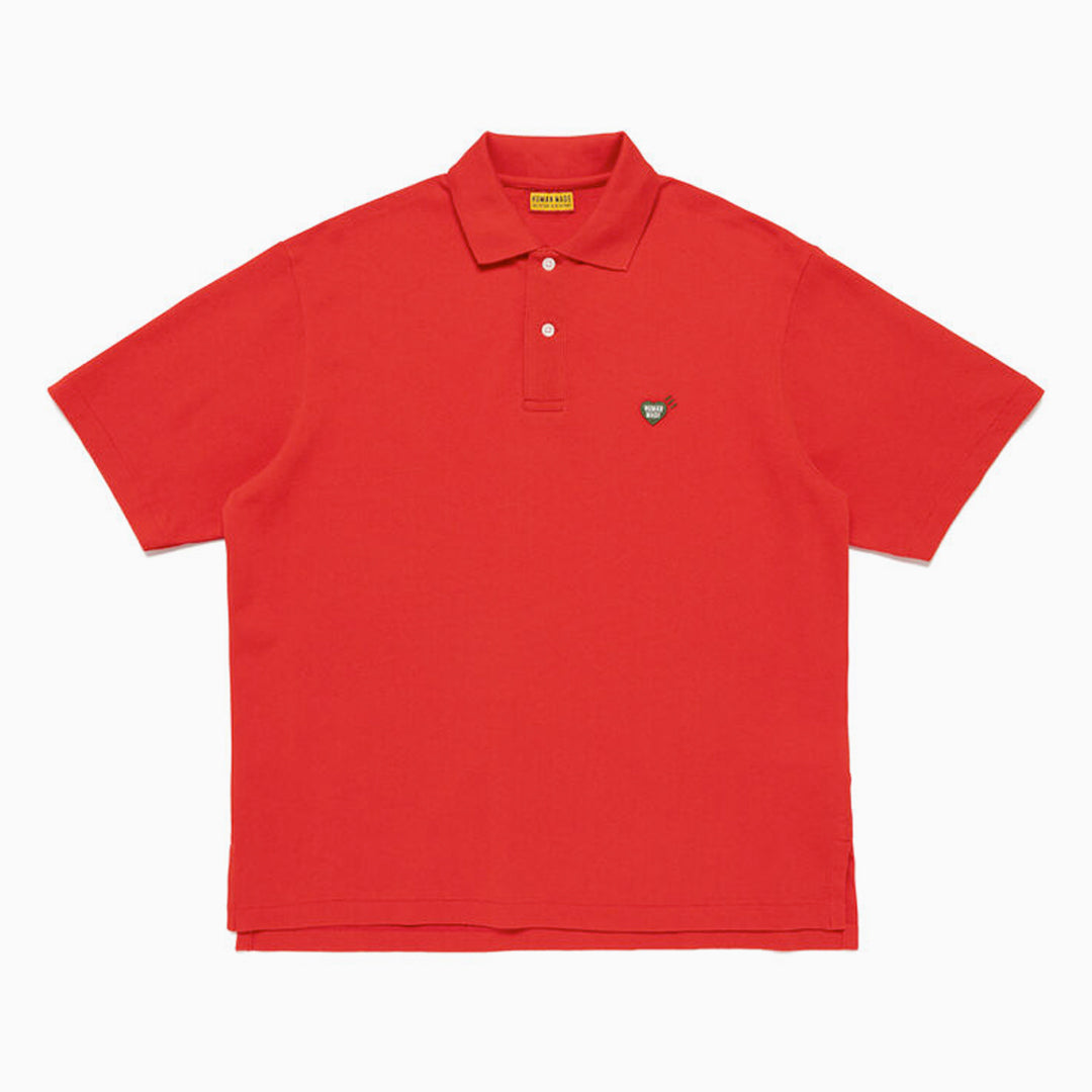 HUMAN MADE POLO SHIRT レッド Human Made Polo Shirt Red – 1290SQM