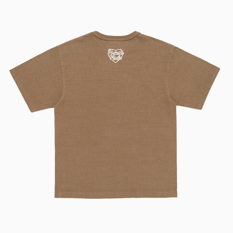 Human Made Color T-Shirt Heart Motif Olivedrab