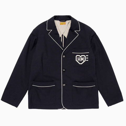 Human Made Wool Blazer Jacket Navy