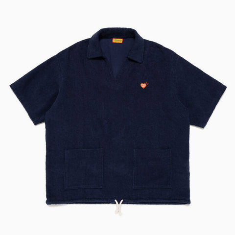 Human Made Pile Pullover Shirt Navy