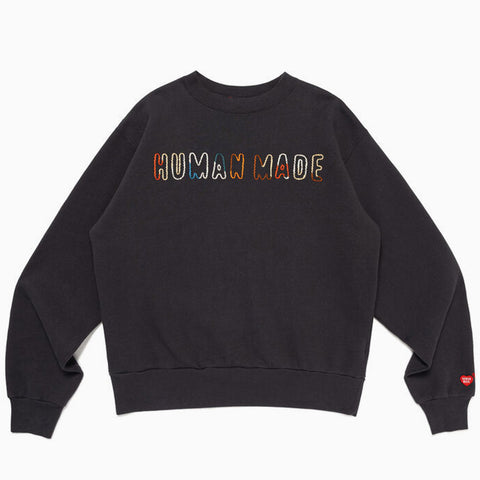 Human Made Embriodered Sweatshirt Black