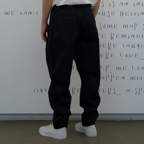 Comme des Garçons HOMME Cotton Pants Black