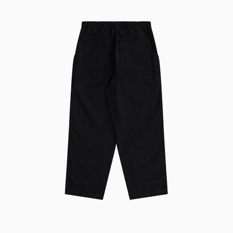 Comme des Garçons HOMME Elasticated Waist Herringbone Trousers Black