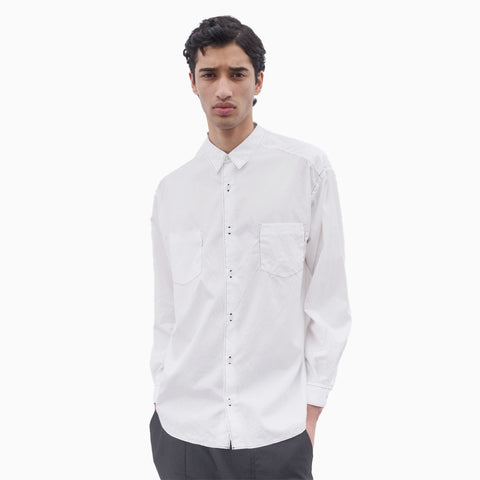 Comme des Garçons HOMME Topstitch Shirt White