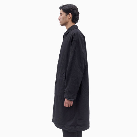 Comme des Garçons HOMME Garment Dyed Coat Black