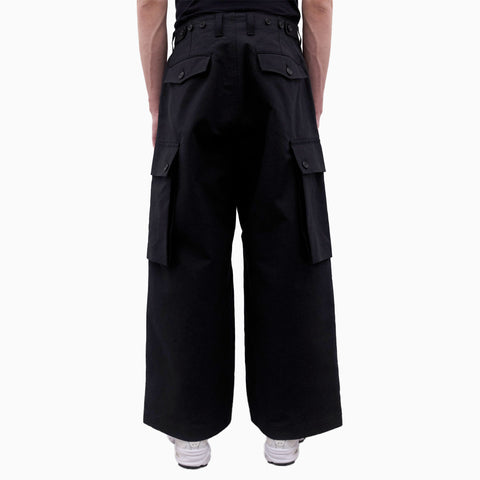 Comme des Garçons HOMME Wide Leg Pocket Trouser Black