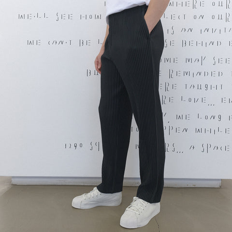 Homme Plissé Issey Miyake Pleats Bottoms 1 Trousers Black