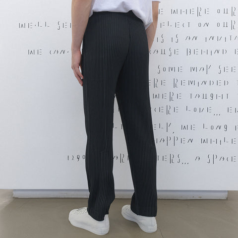 Homme Plissé Issey Miyake Pleats Bottoms 1 Trousers Black