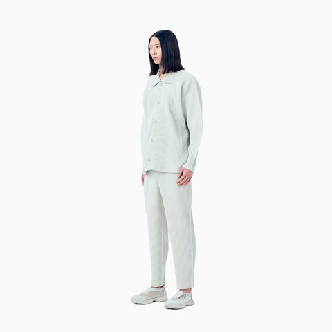 Homme Plissé Issey Miyake MC March Spread Collar Jacket Black