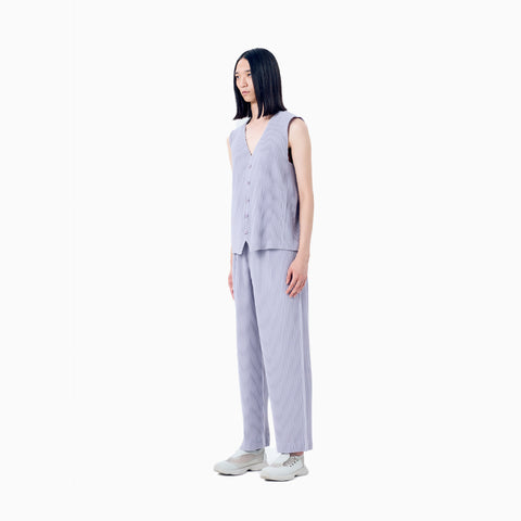 Homme Plissé Issey Miyake Tailored Pleats 2 Vest Mud Brown