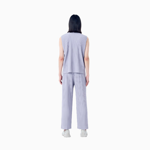 Homme Plissé Issey Miyake Tailored Pleats 2 Vest Mud Brown