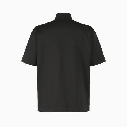 Homme Plissé Issey Miyake High Neck T-Shirt Black