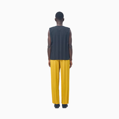 Homme Plissé Issey Miyake Edge Ensemble Vest Black