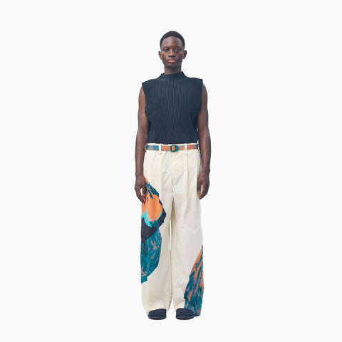Homme Plissé Issey Miyake Agate Pants Green