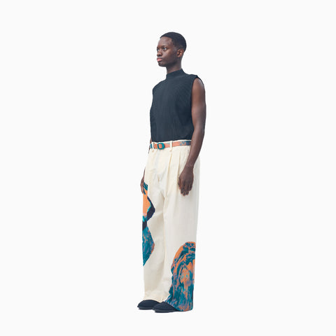Homme Plissé Issey Miyake Agate Pants Green