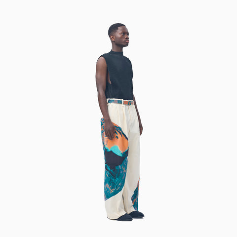 Homme Plissé Issey Miyake Agate Pants Green