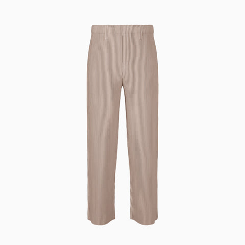 Homme Plissé Issey Miyake Kersey Pleats Trousers Gray