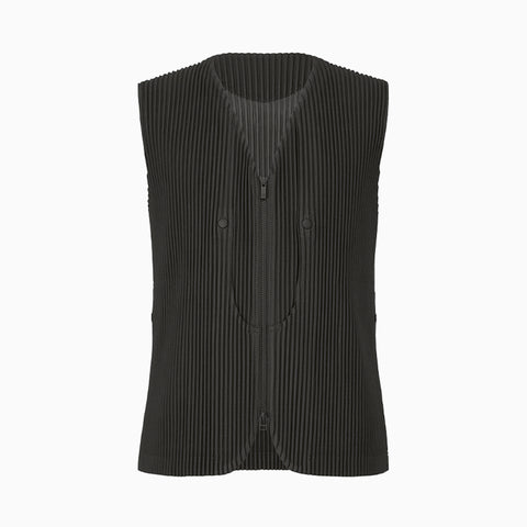 Homme Plissé Issey Miyake Quarry Vest Black