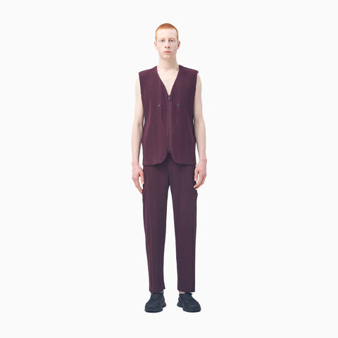 Homme Plissé Issey Miyake Quarry Vest Black