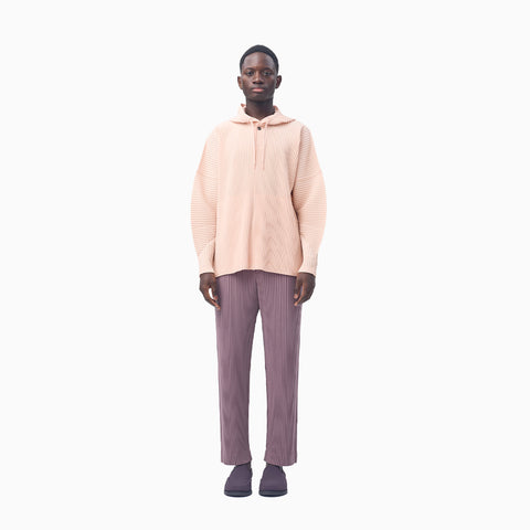 Homme Plissé Issey Miyake Color Pleats Trousers Edge Brown