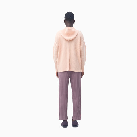 Homme Plissé Issey Miyake Color Pleats Trousers Edge Brown