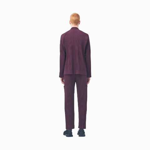 Homme Plissé Issey Miyake Quarry Pants Wine Purple