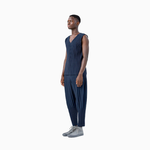Homme Plissé Issey Miyake Basic Pants Navy