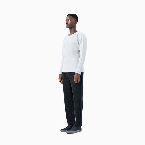 Homme Plissé Issey Miyake Long Sleeve T-Shirt Black